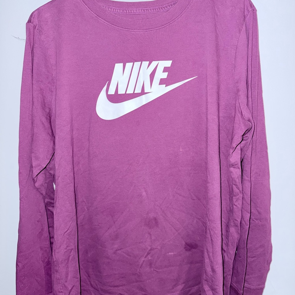Nike Magenta Long Sleeve Top